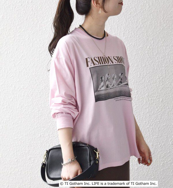 SHIPS any「GOOD ROCK SPEED:〈洗濯機可能〉LIFE PC フォト プリント シアー ロンTEE」|Tシャツ・カットソー|