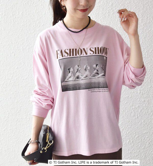 SHIPS any「GOOD ROCK SPEED:〈洗濯機可能〉LIFE PC フォト プリント シアー ロンTEE」|Tシャツ・カットソー|