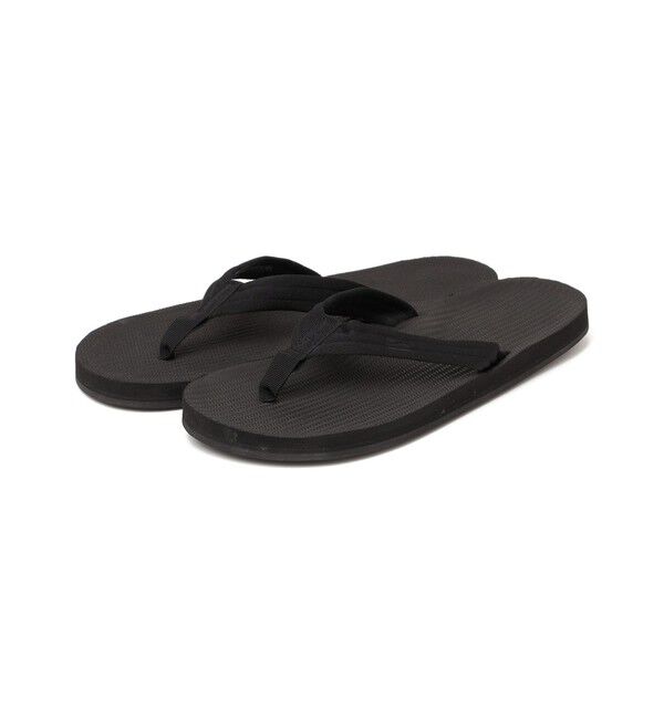 SHIPS any「indosole: EASY LIVING FLIP FLOPS ビーチ サンダル」|その他|ブラック