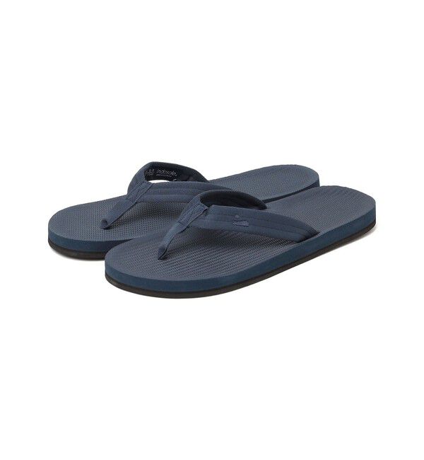 SHIPS any「indosole: EASY LIVING FLIP FLOPS ビーチ サンダル」|その他|ネイビー