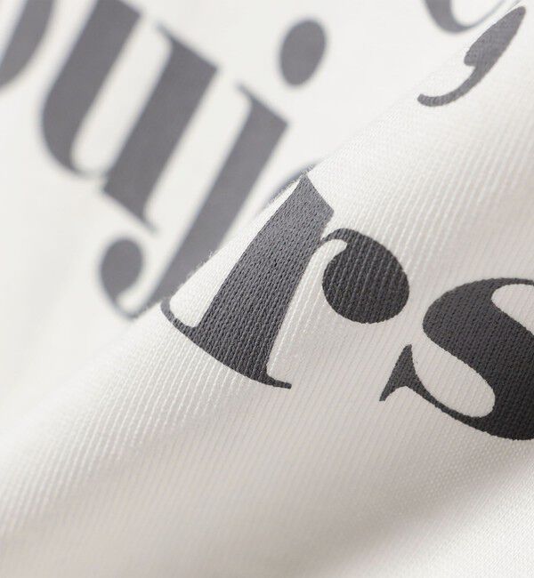 SHIPS any「〈手洗い可能〉シアー ワイド トップス  &times; フレンチ ロゴ TEE」|シャツ・ブラウス|
