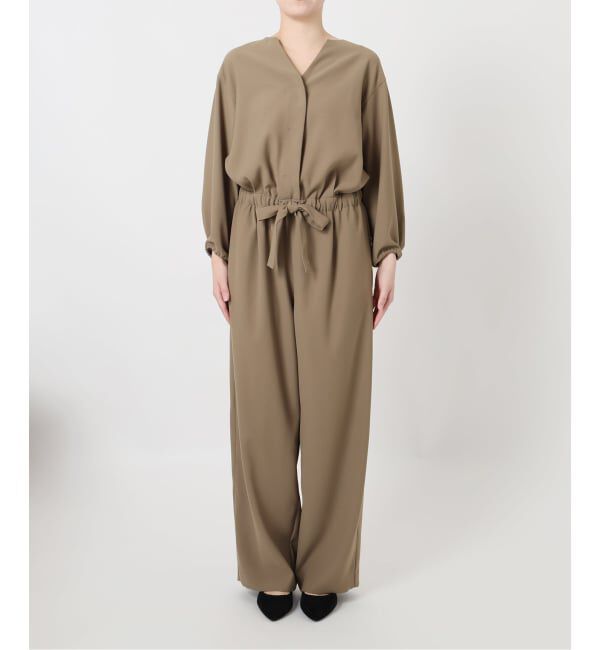 VERMEIL par iena「バックサテンジョーゼットオールインワン」|オールインワン|