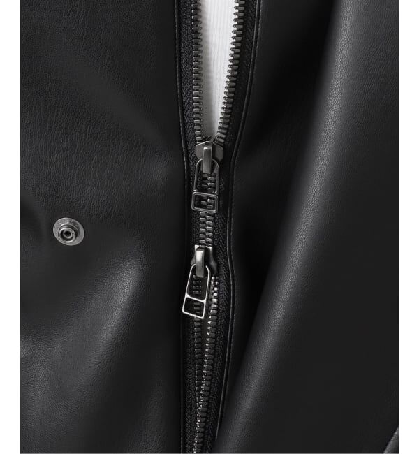 IENA「VACHEMENT/ヴァシュモン ECO LEATHER BZ ブルゾン VN-13A-409」|ライダースジャケット|