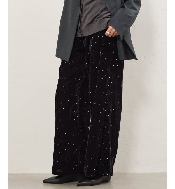 IENA「COUTURE D'ADAM/クチュールドアダム Stardust Glitter パンツ 26AW-220」|その他|