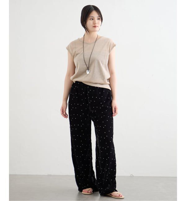 IENA「COUTURE D'ADAM/クチュールドアダム Stardust Glitter パンツ 26AW-220」|その他|