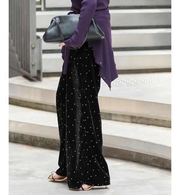IENA「COUTURE D'ADAM/クチュールドアダム Stardust Glitter パンツ 26AW-220」|その他|