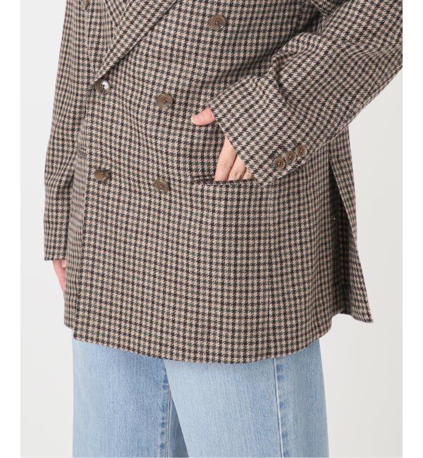 IENA「COUTURE D'ADAM/クチュールドアダム 別注 Shepherd Check JK 26AW-005」|テーラードジャケット|