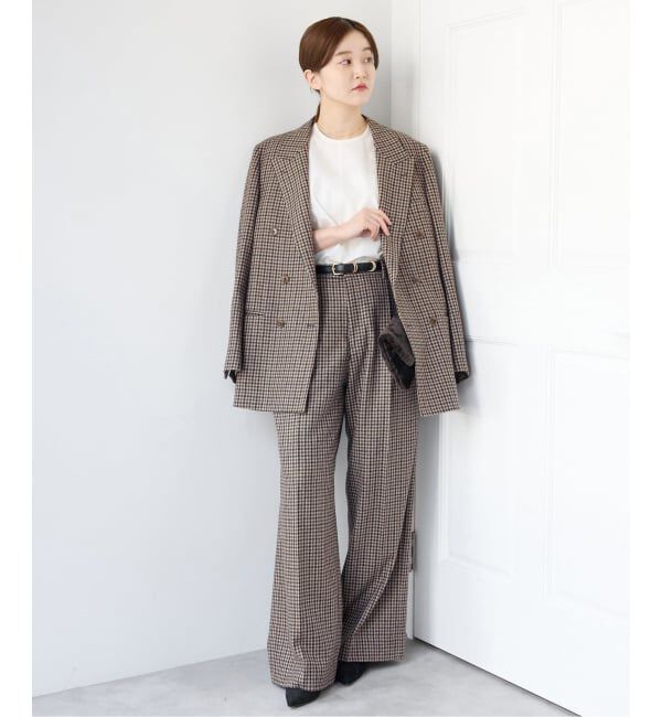 IENA「COUTURE D'ADAM/クチュールドアダム 別注 Shepherd Check JK 26AW-005」|テーラードジャケット|