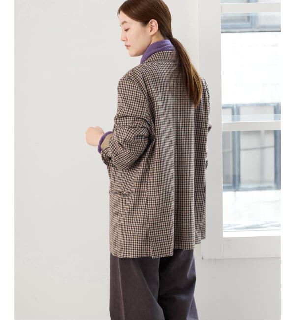 IENA「COUTURE D'ADAM/クチュールドアダム 別注 Shepherd Check JK 26AW-005」|テーラードジャケット|