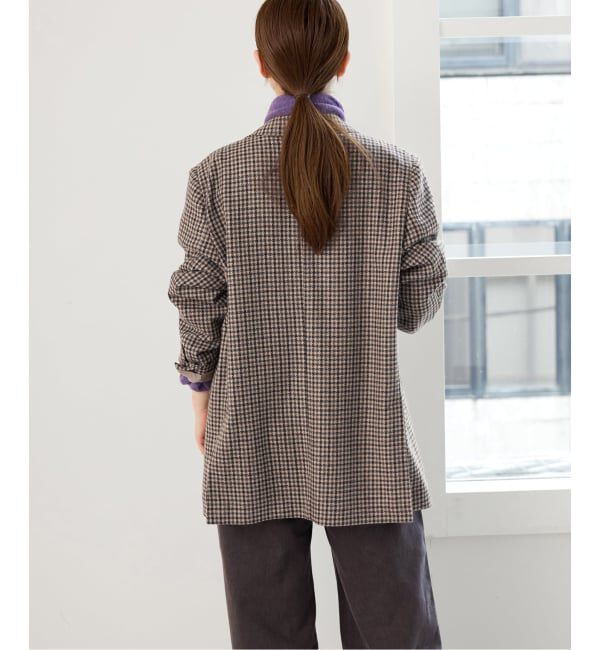 IENA「COUTURE D'ADAM/クチュールドアダム 別注 Shepherd Check JK 26AW-005」|テーラードジャケット|