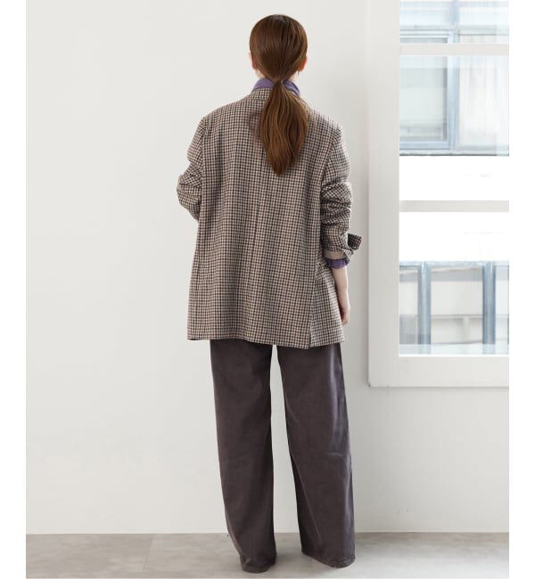 IENA「COUTURE D'ADAM/クチュールドアダム 別注 Shepherd Check JK 26AW-005」|テーラードジャケット|