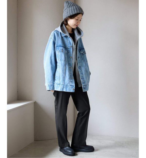 SLOBE IENA「《WEBのみ4サイズ展開/吸湿発熱/追加予約》CIRCULATE WARM スティックパンツ」|スラックス|