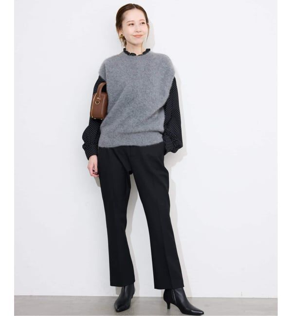 SLOBE IENA「《WEBのみ4サイズ展開/吸湿発熱/追加予約》CIRCULATE WARM スティックパンツ」|スラックス|