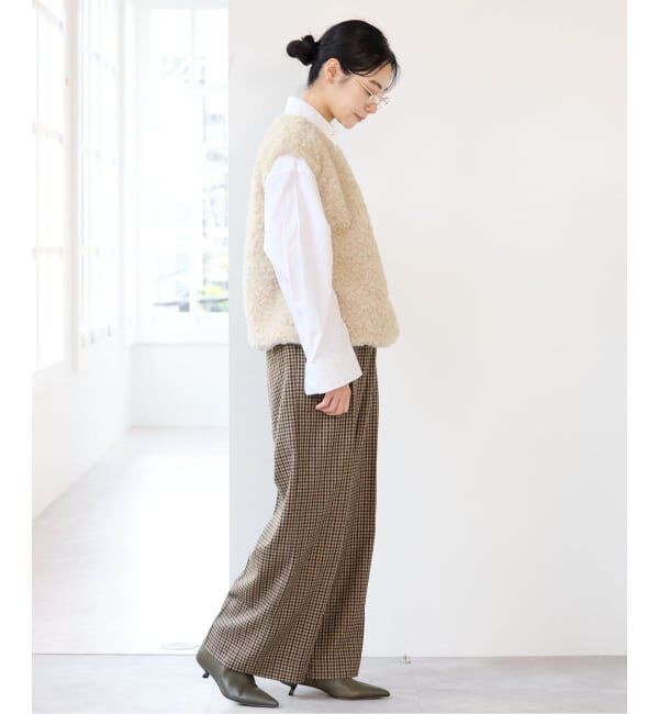IENA「BARTOLOZZIファーVネックジレ」|その他|