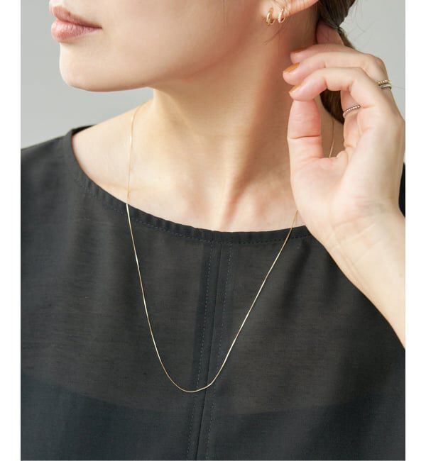 IENA「《追加予約》IENA 10K necklace 70cm ネックレス」|ネックレス|ゴールド