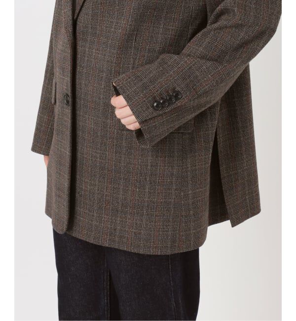 SLOBE IENA「《追加予約》TR CHECK BIG ジャケット」|テーラードジャケット|