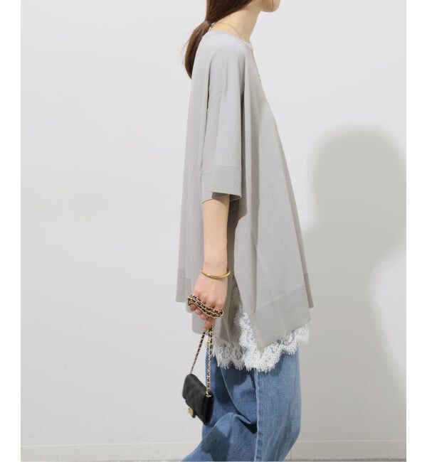 JOURNAL STANDARD relume「《追加3》接触冷感 / ウォッシャブルクールポンチョプルオーバー」|ニット・セーター|