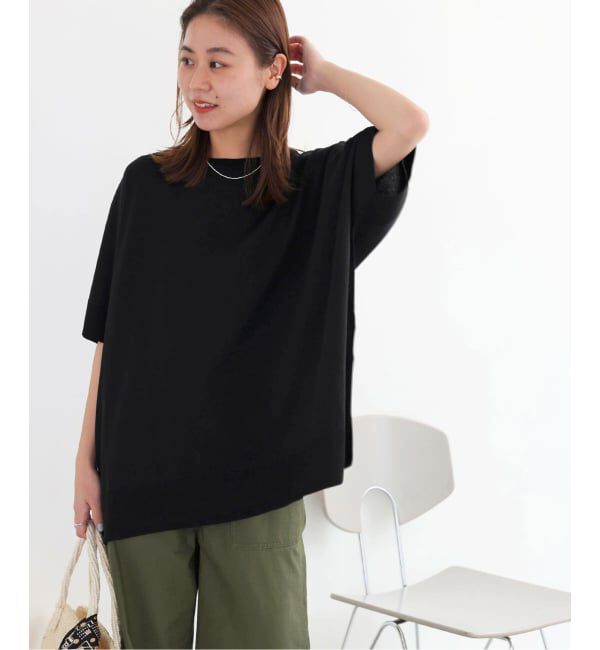 JOURNAL STANDARD relume「《追加3》接触冷感 / ウォッシャブルクールポンチョプルオーバー」|ニット・セーター|