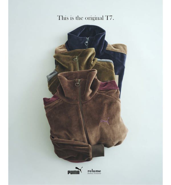 JOURNAL STANDARD relume「《追加》PUMA / プーマ 別注 &rdquo;T7&rdquo; ベロア トラックジャケット」|その他|