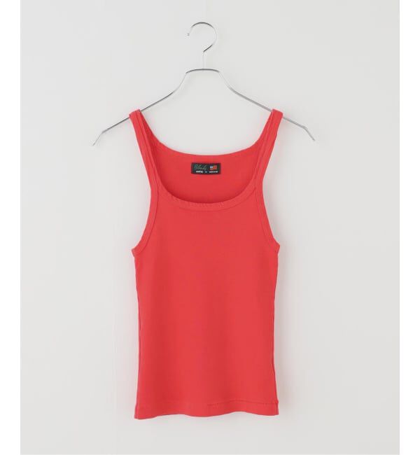 JOURNAL STANDARD「【BLANKS／ブランクス】 RIBBED TANK」|タンクトップ|レッド