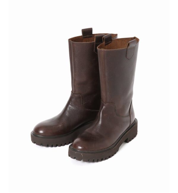 JOURNAL STANDARD「【CORSO ROMA 9 / コルソローマノーヴェ】ミドルタケチャンキーブーツ」|ロングブーツ|