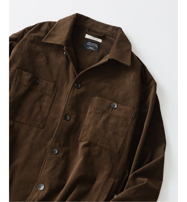 JOURNAL STANDARD relume「テック &rdquo;SOLOTEX(R)&rdquo; コーデュロイ ウォッシャブル CPOシャツジャケット」|シャツ・ブラウス|