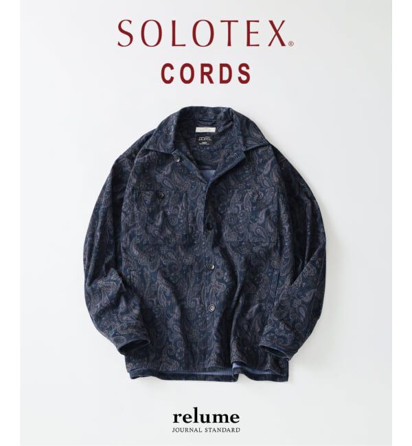 JOURNAL STANDARD relume「テック &rdquo;SOLOTEX(R)&rdquo; コーデュロイ ウォッシャブル CPOシャツジャケット」|シャツ・ブラウス|ネイビー A