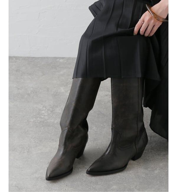 journal standard L'essage「JANE SMITH/ジェーンスミス WESTERN LONG BOOTS ロングブーツ」|ロングブーツ|