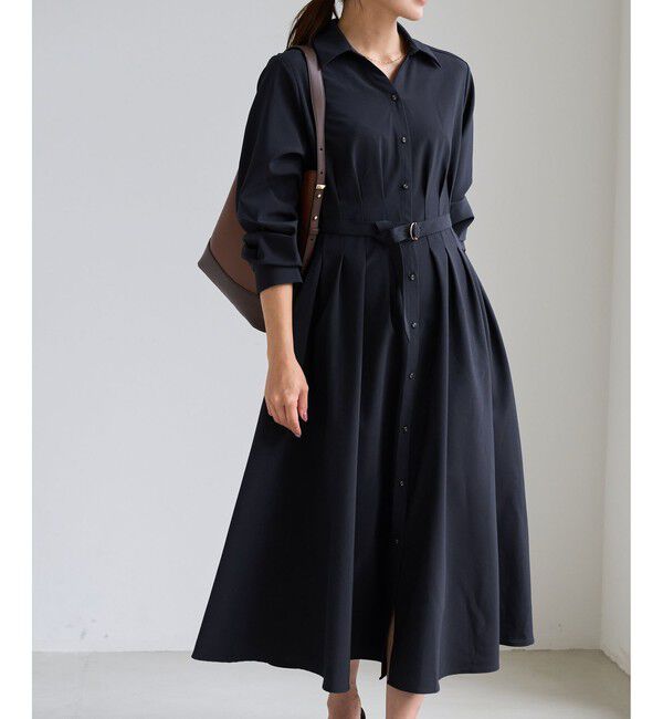 Rope&rsquo;Picnic「ウエストタックシャツコンシャスワンピース」|ワンピース|ネイビー(40)