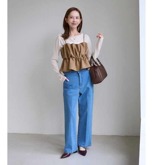 Rope&rsquo;Picnic「レイヤードビスチェキャミソール」|キャミソール|