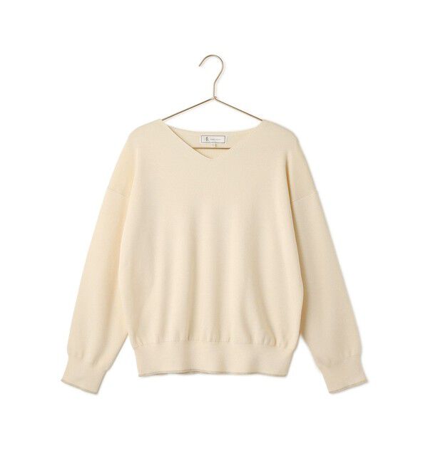 Rope&rsquo;Picnic「【WEB限定カラー】マシュマロニットVネックプルオーバー」|ニット・セーター|