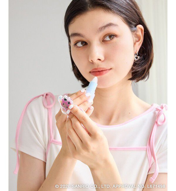 ROPE PICNIC PASSAGE「【サンリオキャラクターズ&times;ROPE' PICNIC】日焼けデザイン ミラーチャーム付きリップバーム」|その他|