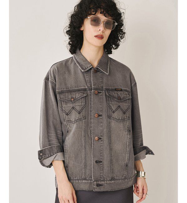  「《別注アイテム》【Wrangler】デニムGジャン」|デニムジャケット|ブラック