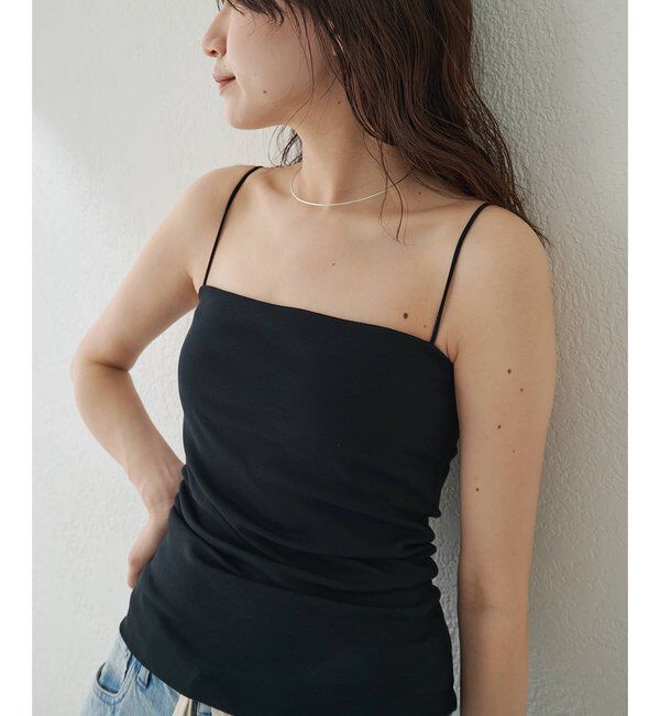  「《定番人気》【myporter】キャミソール」|Tシャツ・カットソー|ブラック