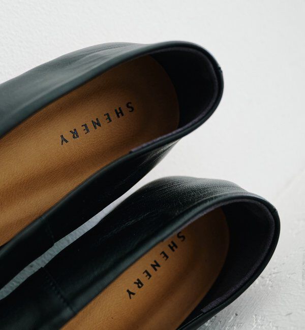  「【再入荷】ポインテッドレザーシューズ」|パンプス|