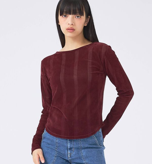 Rouge vif「【Robert P Miller | ロバート・ピー・ミラー】Flocky  t」|Tシャツ・カットソー|ボルドー