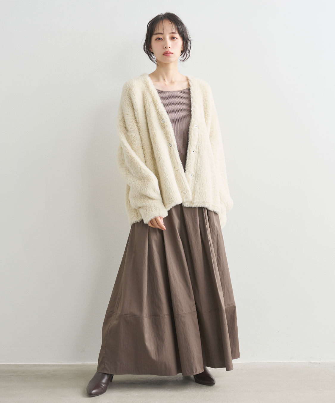 COCO DEAL「バックレースニットドッキングワンピース」|ワンピース|