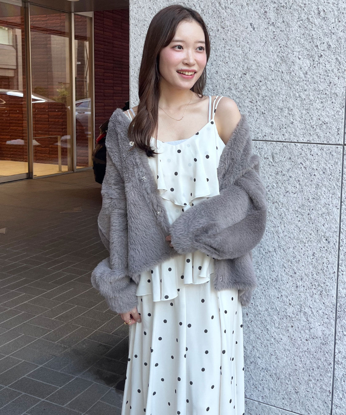 COCO DEAL「ラッフルフレアキャミワンピース」|ワンピース|