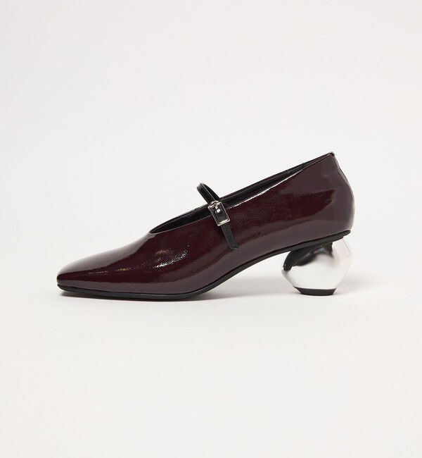 SY UNITED ARROWS「＜SY＞メタルヒールメリージェーン パンプス50&uarr;」|パンプス|WINE