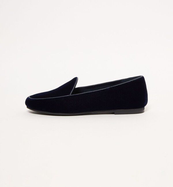 ODETTE E ODILE「テープモカ フラット10&uarr;」|ローファー|NAVY