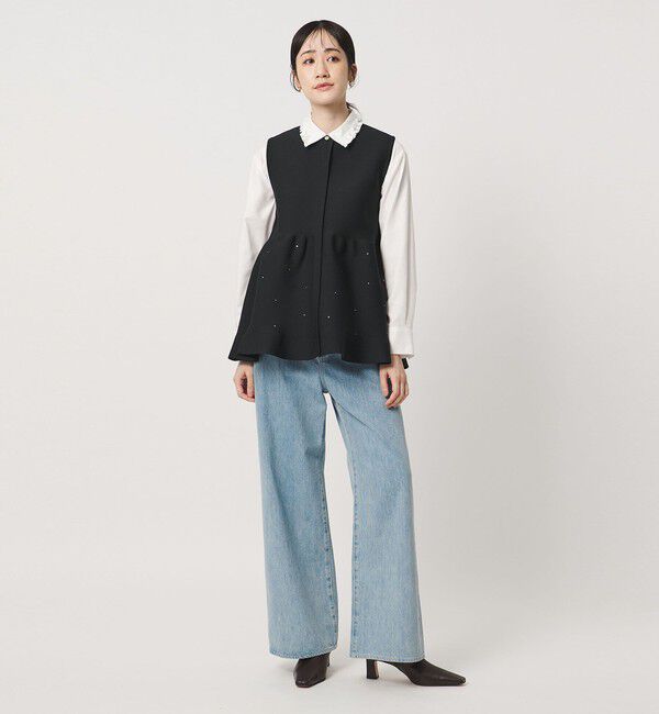 UNITED ARROWS「ミニフリルシャツ‐ウォッシャブル‐」|シャツ・ブラウス|