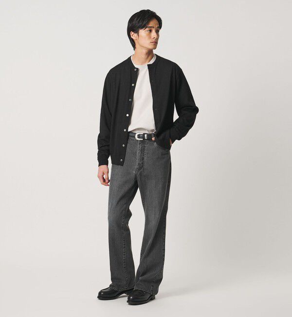 UNITED ARROWS「アルパカ/ウール クルーネック カーディガン」|カーディガン|