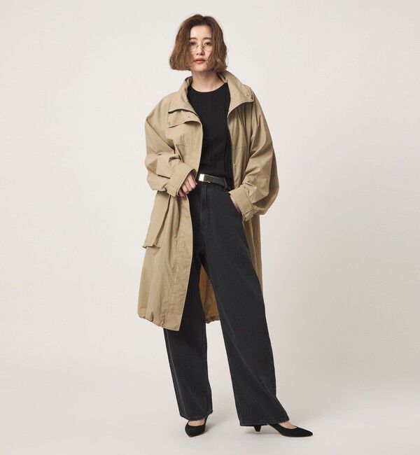 conte「＜conte＞ナイロン モッズコート」|ミリタリー・モッズコート|BEIGE