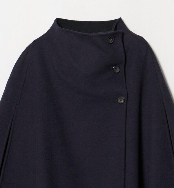 UNITED ARROWS「バイカラー リバー ケープ」|ポンチョ・ケープ|