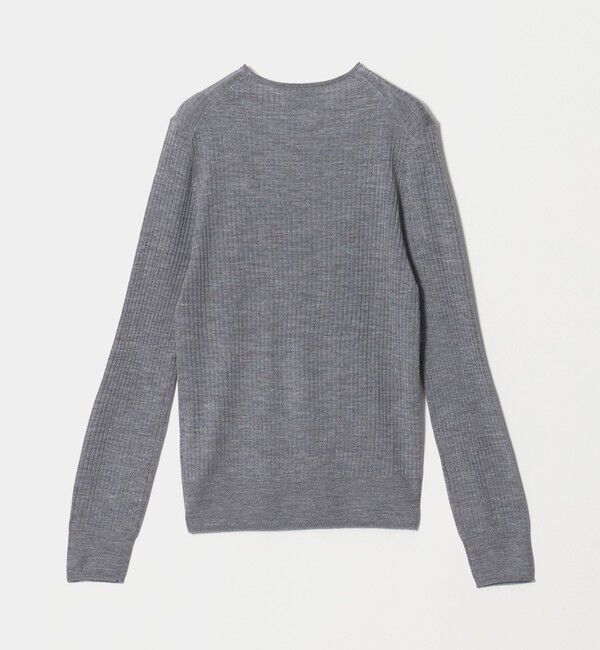 UNITED ARROWS「リブ クルーネック ニット」|ニット・セーター|