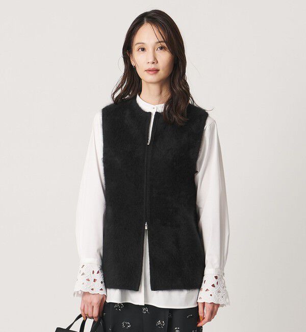 UNITED ARROWS「フォックスカシミヤ ダブルフェイス ベスト」|ベスト・ジレ|