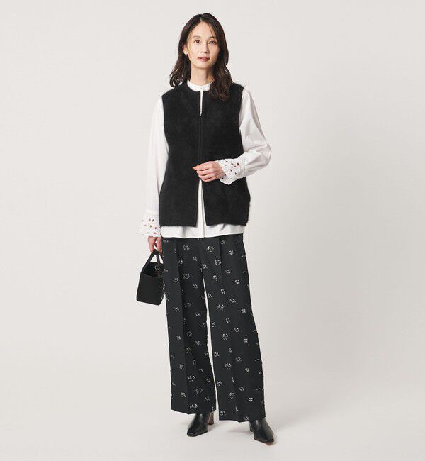 UNITED ARROWS「フォックスカシミヤ ダブルフェイス ベスト」|ベスト・ジレ|