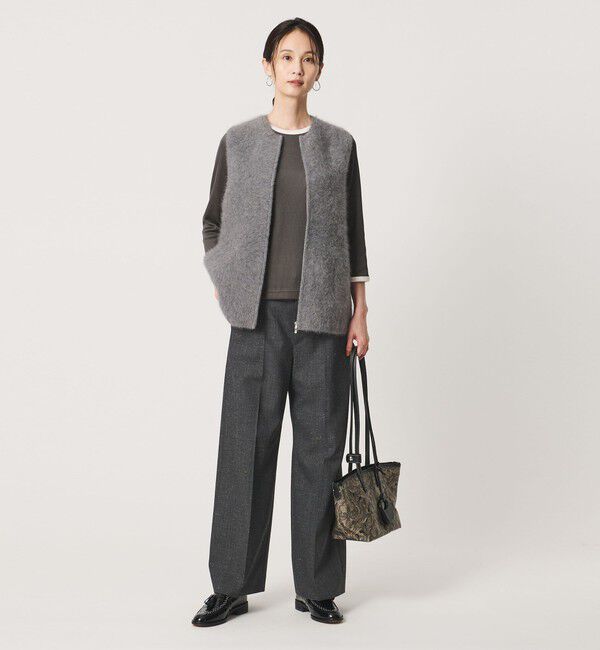 UNITED ARROWS「フォックスカシミヤ ダブルフェイス ベスト」|ベスト・ジレ|