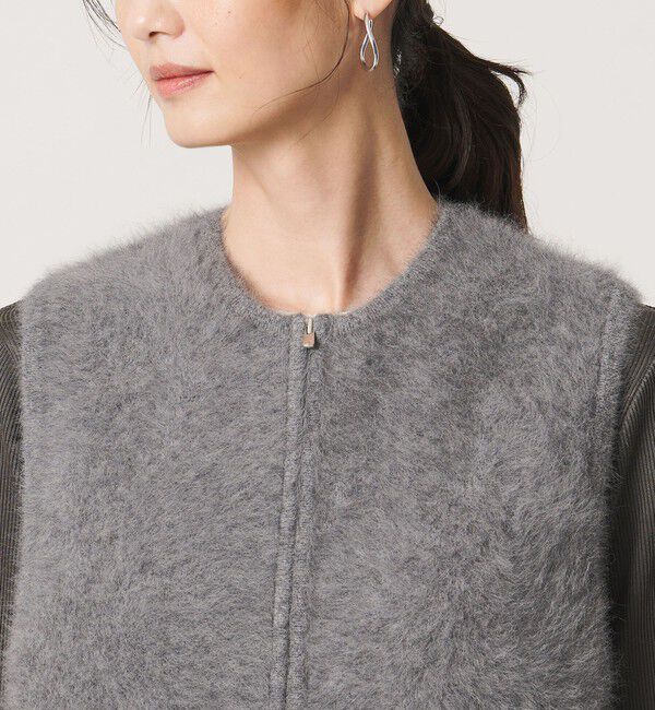 UNITED ARROWS「フォックスカシミヤ ダブルフェイス ベスト」|ベスト・ジレ|
