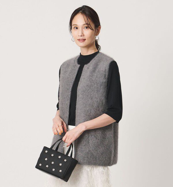 UNITED ARROWS「フォックスカシミヤ ダブルフェイス ベスト」|ベスト・ジレ|